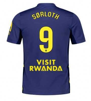 Lacne Muži Futbalové dres Atletico Madrid Alexander Sorloth #9 2025-26 Krátky Rukáv - Preč